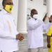 Capt Francis Babu with President Museveni at State House Entebbe