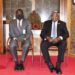 Deputy Governor Dr Atingi Ego and Governor Prof Emmanuel Mutebile