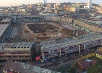 Nakivubo Stadium still under construction