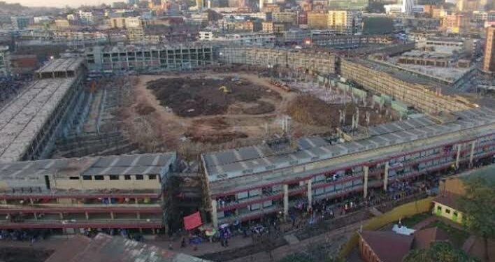 Nakivubo Stadium still under construction