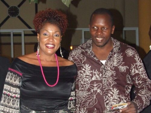 Centenary Park owner Sarah Kizito and husband Godfrey Nyakana