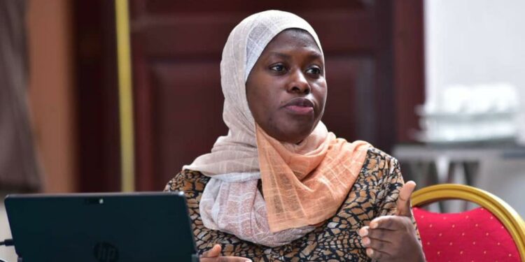 The permanent secretary at the Ministry of ICT, Dr. Aminah Zawedde