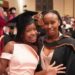 Barbie Kyagulanyi with her daughter on graduation day