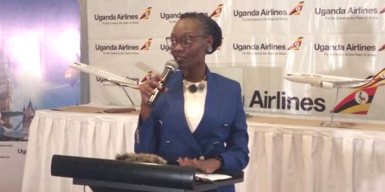 Uganda Airlines CEO Jennifer Bamuturaki