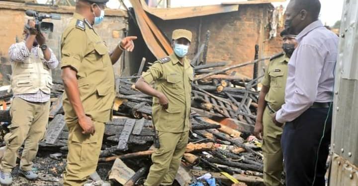 Deputy Inspector General of Police Major General Katsigazi tours Katwe Police Division