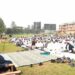 Gen Kahinda Otafiire during Eid prayers at Nakivubo Blue primary school