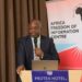 Mr. Gilbert Sendugwa, the ED AFIC makes his remarks during the event (Photo by Tiff Films & Media Agency)