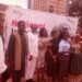 Religious Leaders pose for a group photo at Hotel Africana on Thursday