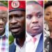 Dr.  Kizza Besigye,  Bobi Wine,  Erias Lukwago and Winnie Kiiza