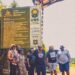 Legendary Producer Magic Washington (second left), critically acclaimed Da Mith (centre) and a couple of other crew mates at a recent pre-vist to Lake Mburo National park where they will all be from the 15th to the 18th of February for the Love in the Wilderness Adventure