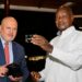 Mr. Karim Khan with President Museveni