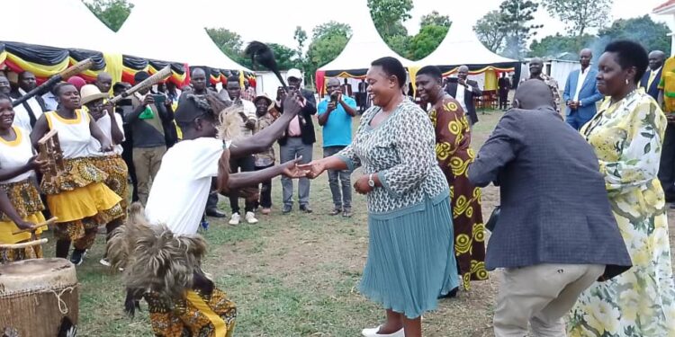 Hon. Babalanda at the opening function