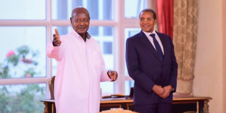 President Museveni with H.E Jakaya Kikwete