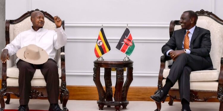 President Museveni with President Ruto