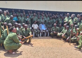 Hajji Yunus Kakande, NALI Director, Office of the President officials in a group photo with some of the Assistant RDCs/RCCs