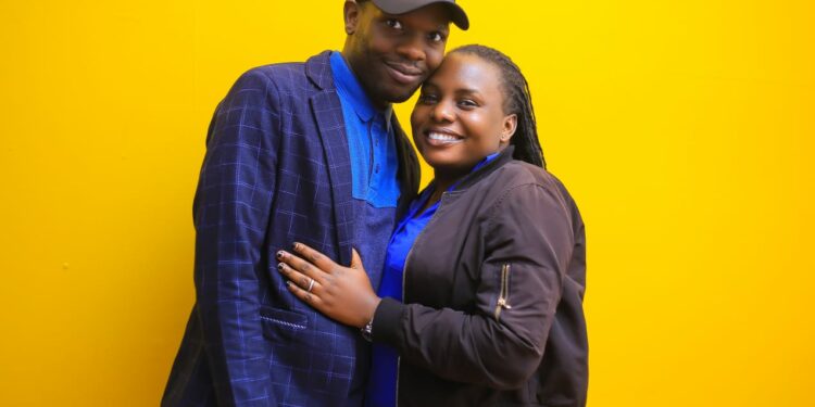 Dorcas Tumwebaze with her husband