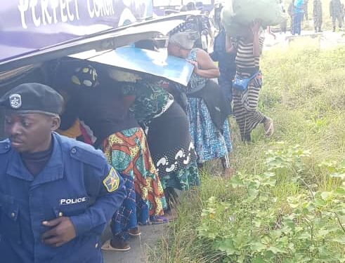 Some of Congolese nationals leaving Uganda