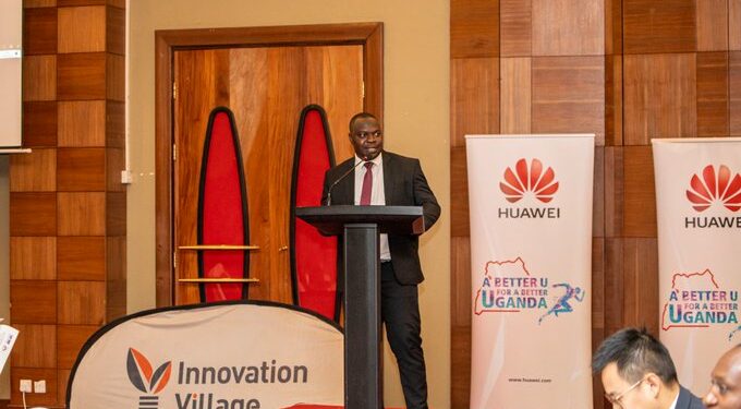 James Olany, Head of Strategy at Equity Bank Uganda making his presentation during the event