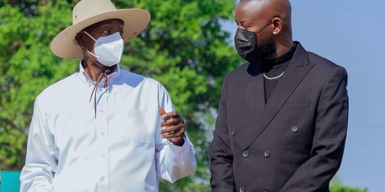 President Museveni and Eddy Kenzo