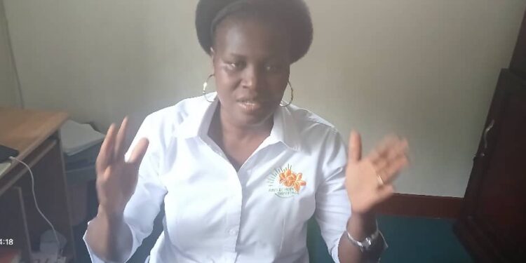 The ED Rays of Hope Hospice Jinja, Ms. Sylvia Nakami calls upon Jinja City residents to attend the Cancer Run.