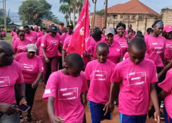 Pupils of Buckley High School participate in the Cancer Run 2024 edition.