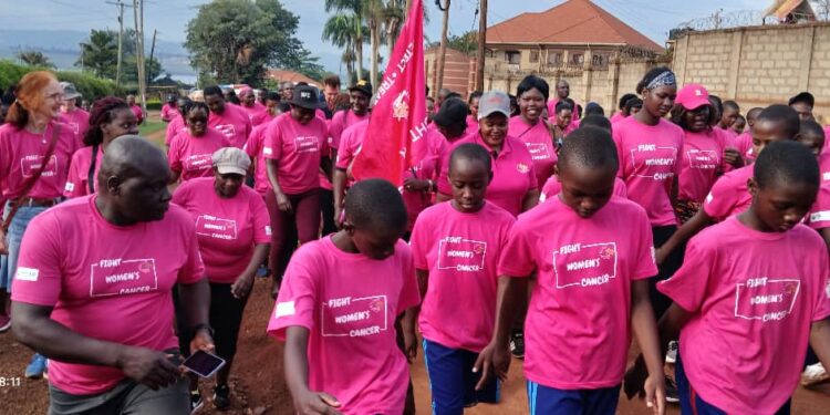 Pupils of Buckley High School participate in the Cancer Run 2024 edition.