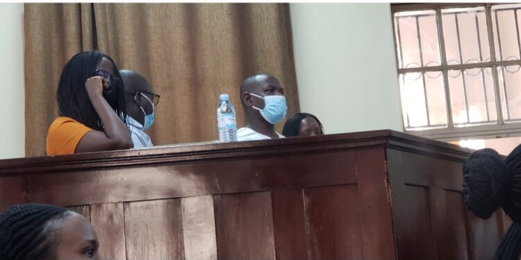 Naome Nyangweso in court dock