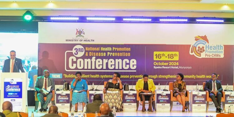 Prime Minister  Nabbanja Robinah Yesterday afternoon officially opened the 3rd Health Promotion and Disease Prevention Conference at Speke Resort Munyonyo.