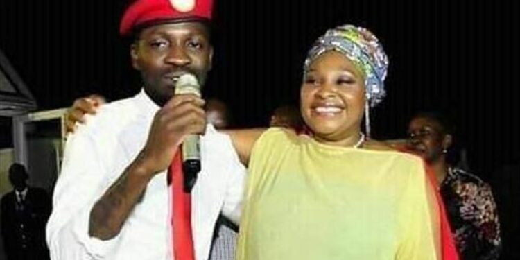 Bobi Wine and legendary singer Yvonne Chaka Chaka