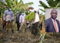 President Museveni during his tour , Haji Faruk Kirunda (inset)