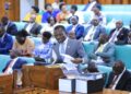 Committee Chairperson, Hon. James Kubeketerya presenting the report on the Bill