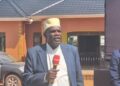 Hajji Kakande addressing the residents of Nakaseke