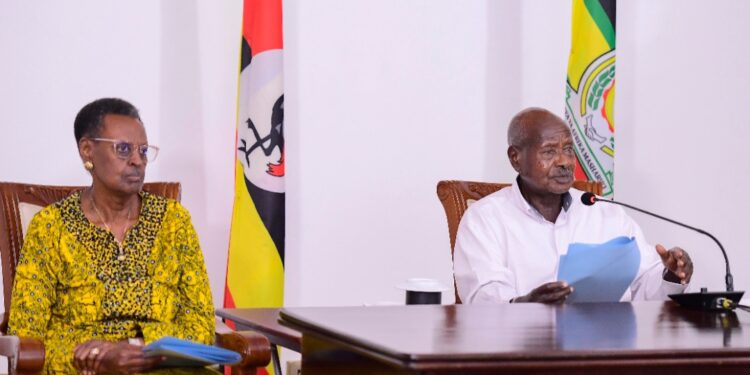 The First Lady and President Museveni