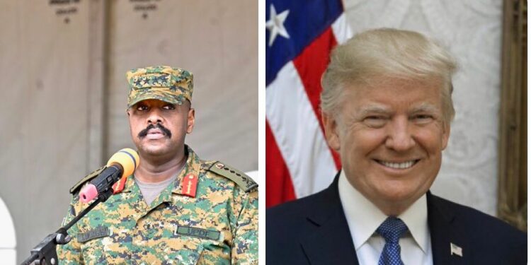 Gen. Muhoozi and President Trump