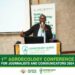 Dr. Ivan Lukanda presenting during the first Agroecology Conference at Hotel Africana, Kampala.