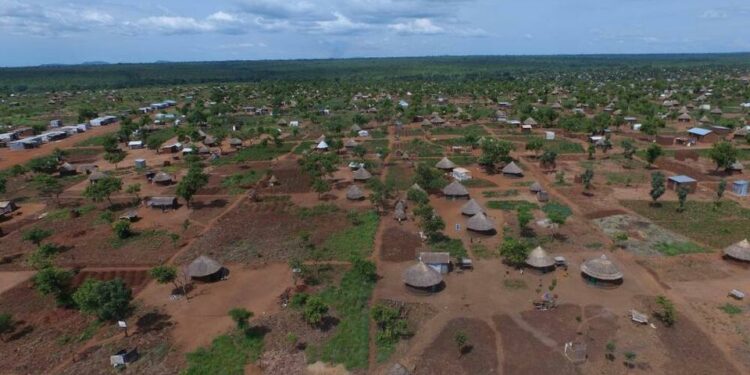 Bidibidi refugee settlement in Yumbe