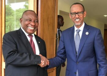 Presidents Ramaphosa and Kagame