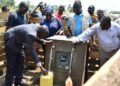 One of the points of the Piped water system being launched in Lakang Subcounty – Amuru District.