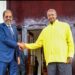 President Museveni with his Somalia Counterpart Hassan Sheikh Mohamud