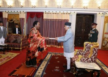 Prof. Joyce Kakuramatsi Kikafunda has presented her letters of credence as she takes up her new position as Ugandan Ambassador to Nepal.